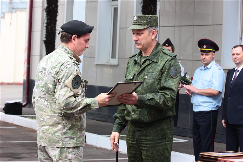 Сотрудники сочинского ОМОНа отметили 26-ю годовщину со дня сформирования 