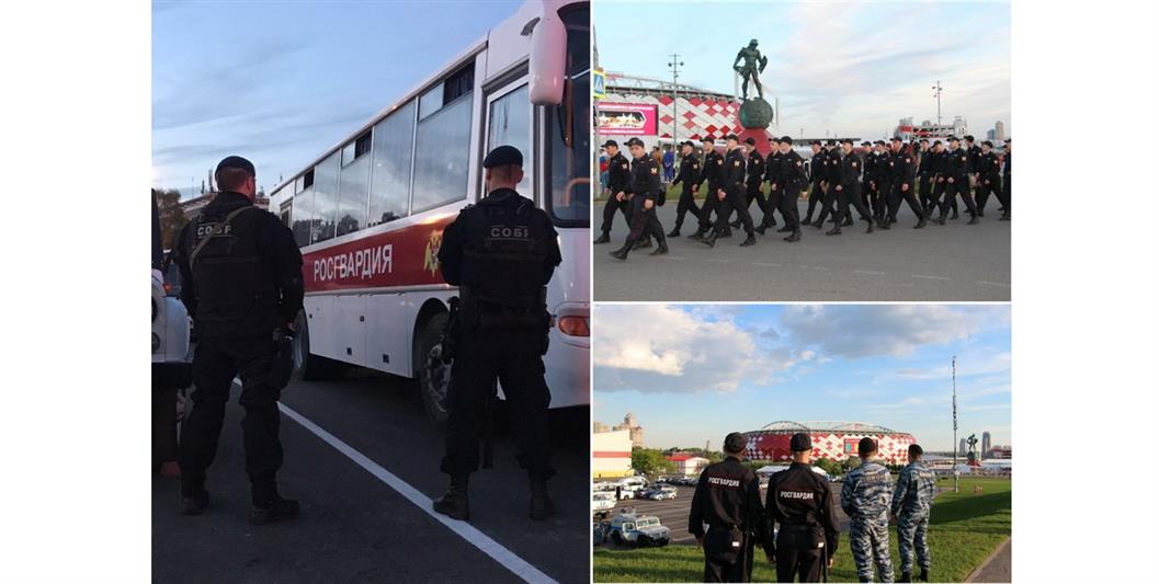 В Москве более 5,5 тысяч военнослужащих и сотрудников Росгвардии обеспечивают безопасность в период проведения Кубка Конфедераций