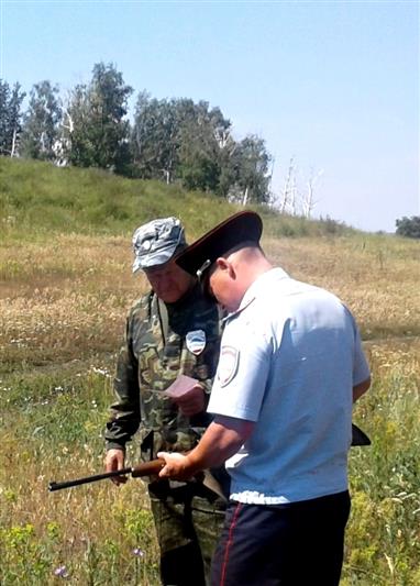 В Оренбургской области сотрудники Росгвардии проверяют охотничьи угодья 
