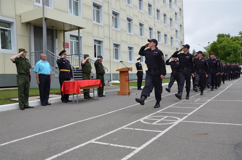Военнослужащие сводной роты специальной моторизованной воинской части Восточного округа (г. Хабаровск) выполнили задачи по охране общественного порядка в г. Комсомольске-на-Амуре