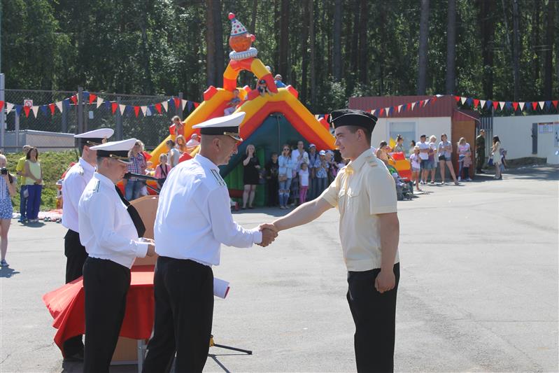 В озерском морском отряде Росгвардии прошли торжественные мероприятия, посвященные Дню Военно-Морского Флота Российской Федерации