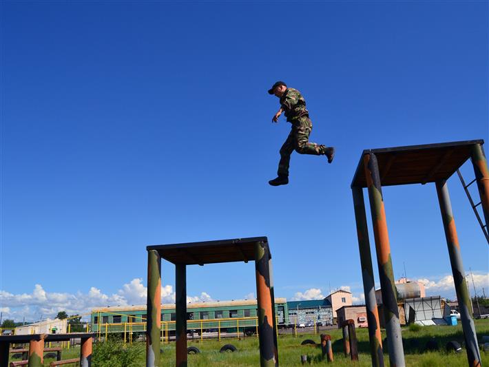 В г. Чите прошло военно-спортивное состязание среди оперативных взводов ОМОНа Управления Росгвардии  по Забайкальскому краю