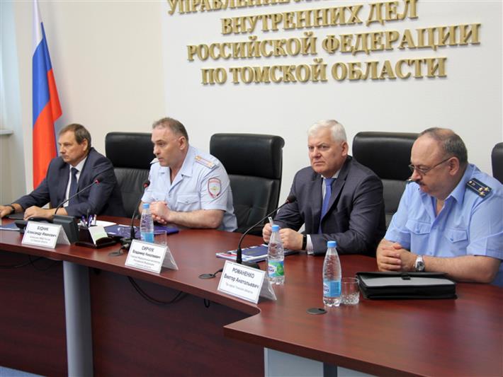 Начальник Управления Росгвардии по Томской области полковник  Раис Айбатов принял участие в заседании коллегии Управления МВД России по Томской области