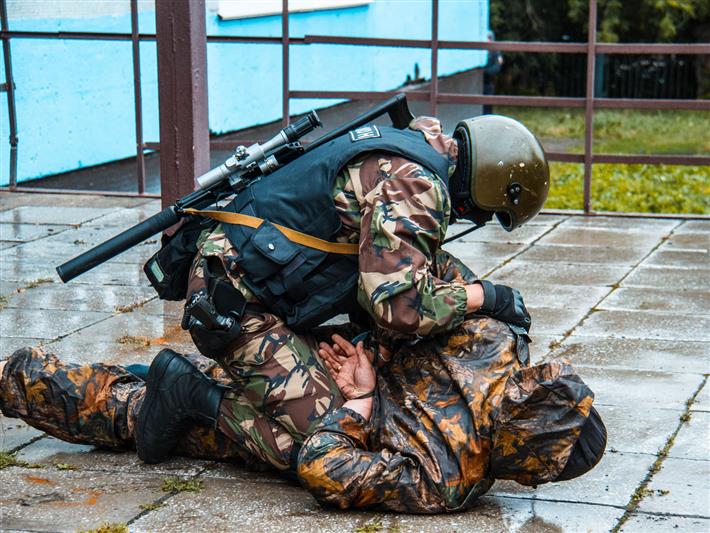 Сотрудники Управления Росгвардии по Кемеровской области приняли участие в антитеррористическом учении