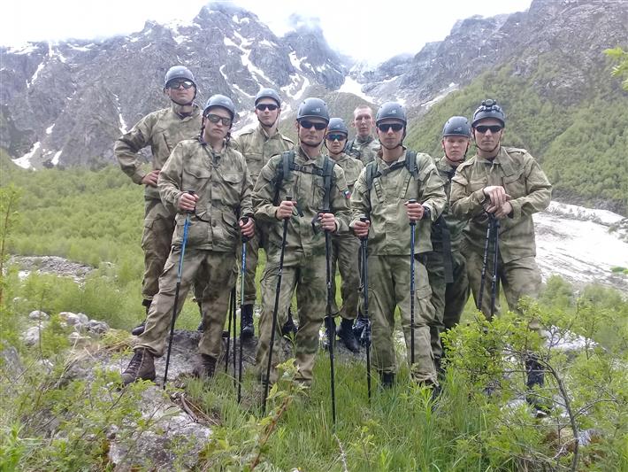 Военнослужащие Северо-Кавказского округа Росгвардии приняли участие в полевом учебном сборе по высокогорной подготовке