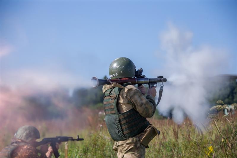 Учебные сборы военнослужащих Центрального округа Росгвардии
