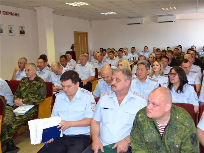 В Управлении Росгвардии по Республике Бурятия подвели итоги оперативно-служебной деятельности за 7 месяцев текущего года