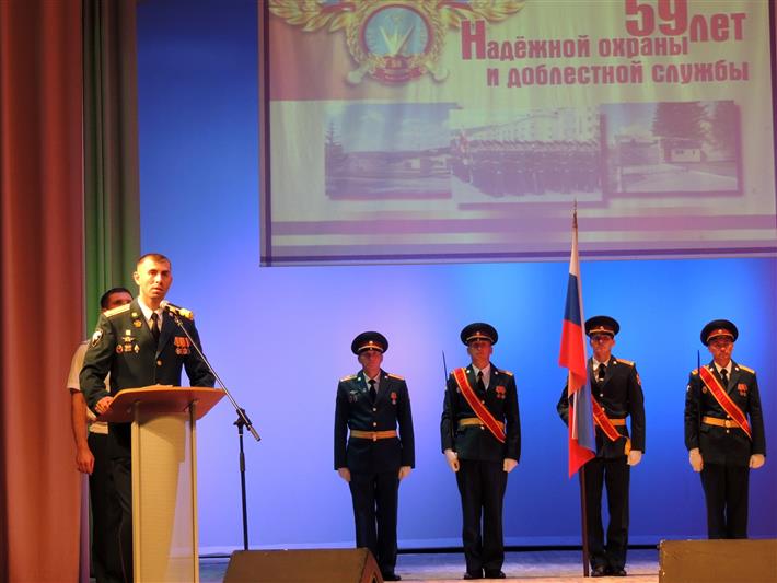В Красноярском крае военнослужащие воинской части Сибирского округа Росгвардии отметили 64-летие со дня сформирования