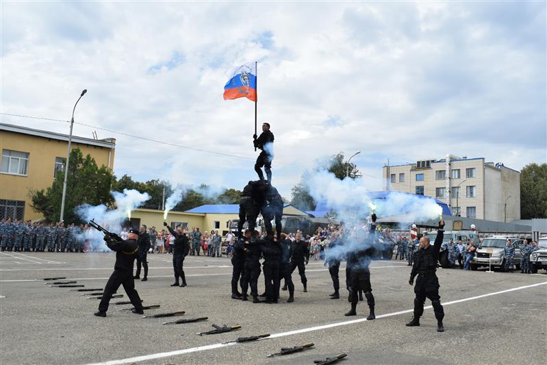 В ставропольском ОМОНе Росгвардии отметили 25-летие со дня сформирования подразделения