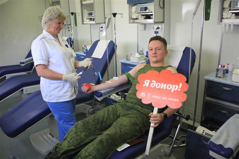 РОСГВАРДИЯ ПРОВЕЛА АКЦИЮ «ДЕНЬ ДОНОРА»