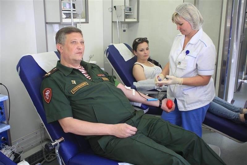 РОСГВАРДИЯ ПРОВЕЛА АКЦИЮ «ДЕНЬ ДОНОРА»