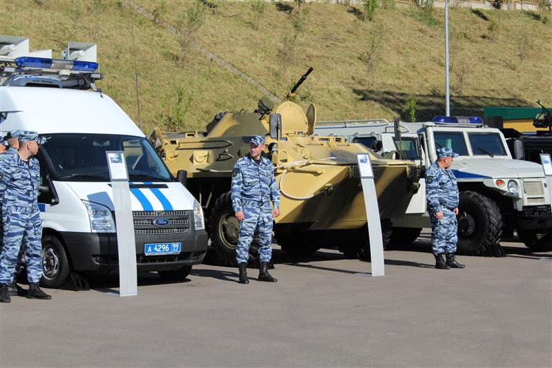В московском ОМОНе прошли спортивные соревнования «Спецблогер Росгвардии» 
