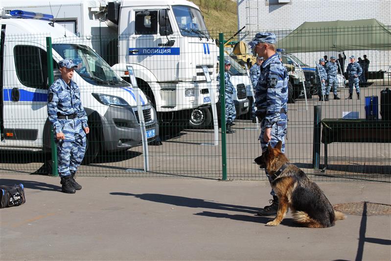 В московском ОМОНе прошли спортивные соревнования «Спецблогер Росгвардии» 