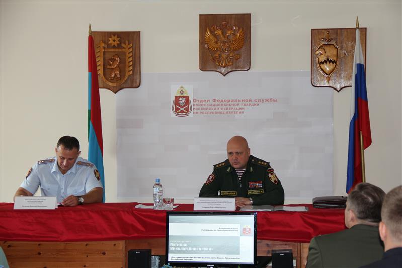 Командующий Северо-Западным округом проинспектировал подразделения территориального органа Росгвардии, дислоцированные в Республике Карелия 