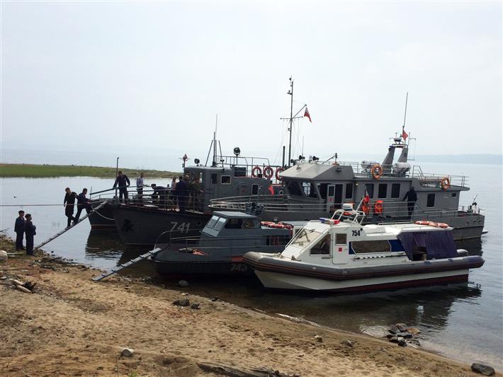 Завершился рейдовый сбор экипажей катеров учебного морского отряда Сибирского округа Росгвардии 