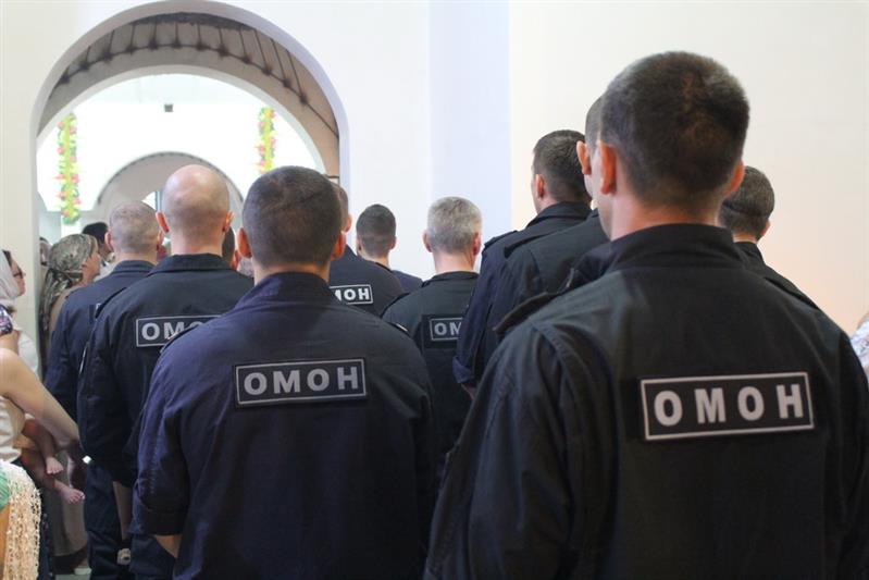В Ростове-на-Дону бойцы ОМОНа Росгвардии приняли участие в патриотическом мероприятии