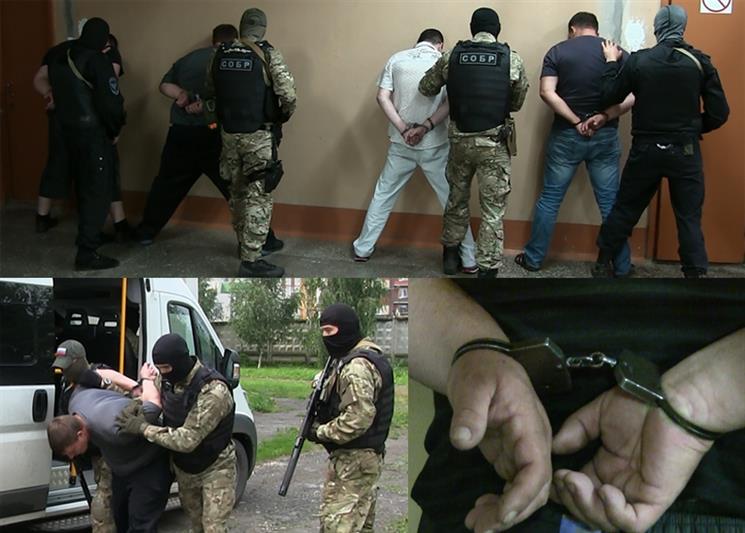 В Чувашии при силовой поддержке СОБРа Росгвардии задержана группа вымогателей