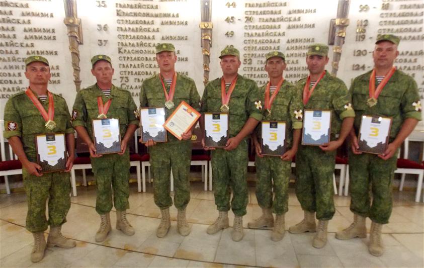 В Волгограде прошла церемония награждения военнослужащих Северо-Кавказского округа Росгвардии-призеров Международного конкурса «Военное ралли» 