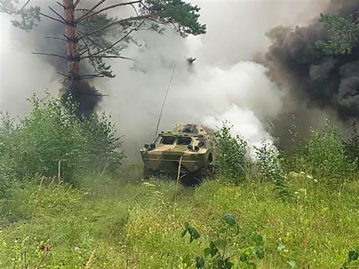 В Сибирском округе Росгвардии прошла полигонная практика подразделений РХБ защиты 