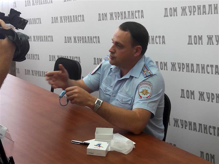 В Омске начальник вневедомственной охраны Управления Росгвардии по Омской области провел брифинг с представителями  СМИ 