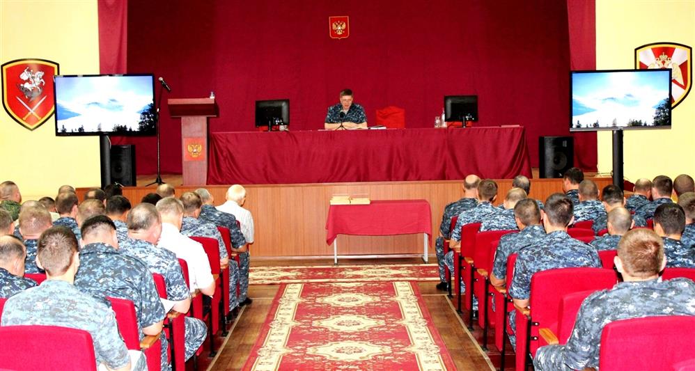 В Управлении Росгвардии по Ростовской области состоялось подведение итогов за I полугодие 2017 года