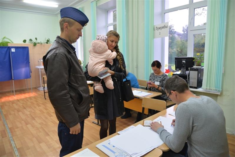 Военнослужащие и сотрудники Уральского округа войск национальной гвардии Российской Федерации – активные участники Единого дня голосования