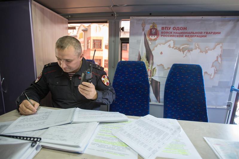Сотрудники Росгвардии обеспечили безопасность проведения праздника Курбан-Байрам