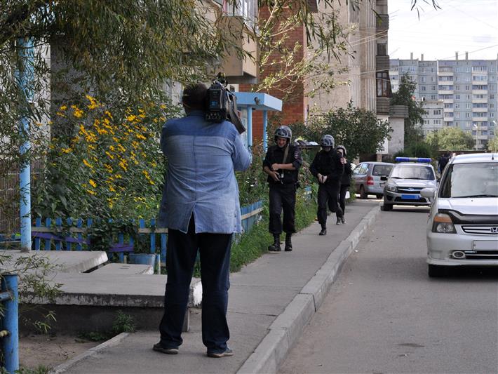 Корреспонденты ГТРК "Чита" провели один день с сотрудниками вневедомственной охраны Росгвардии