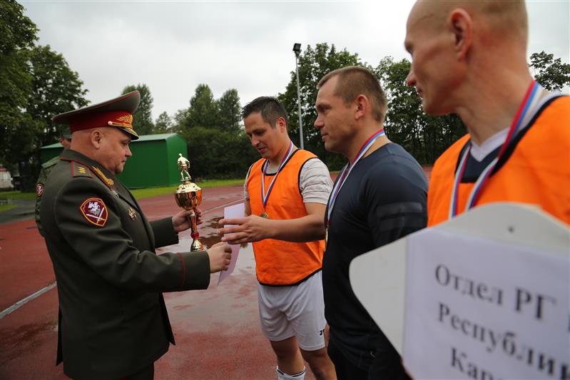 Завершился чемпионат Северо-Западного округа Росгвардии по мини-футболу