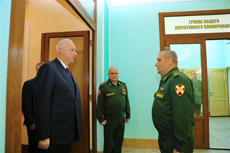 Председатель Следственного комитета России посетил управление Северо-Западного округа Росгвардии