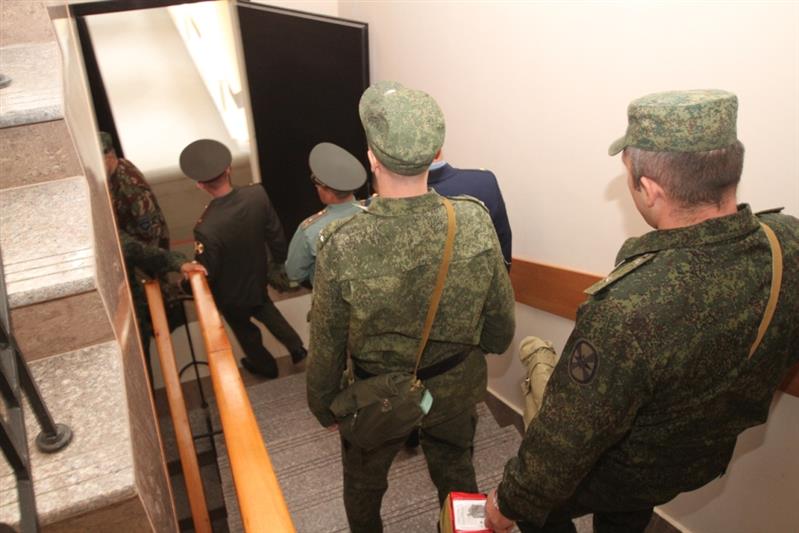 В Управлении Восточного округа Росгвардии состоялась противопожарная тренировка 
