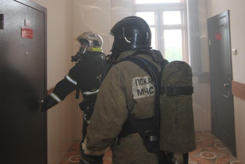 В Управлении Восточного округа Росгвардии состоялась противопожарная тренировка 