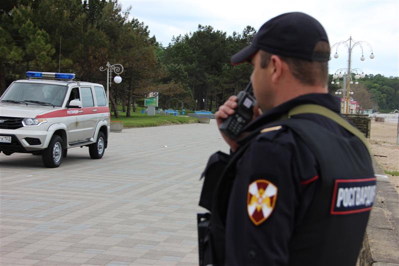 Военнослужащие и сотрудники Росгвардии обеспечили правопорядок во время празднования  в Краснодаре Дня города