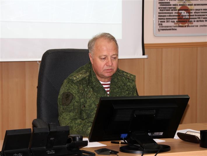 Командующий Сибирским округом проверил состояние боевой готовности соединений, воинских частей и территориальных органов Росгвардии