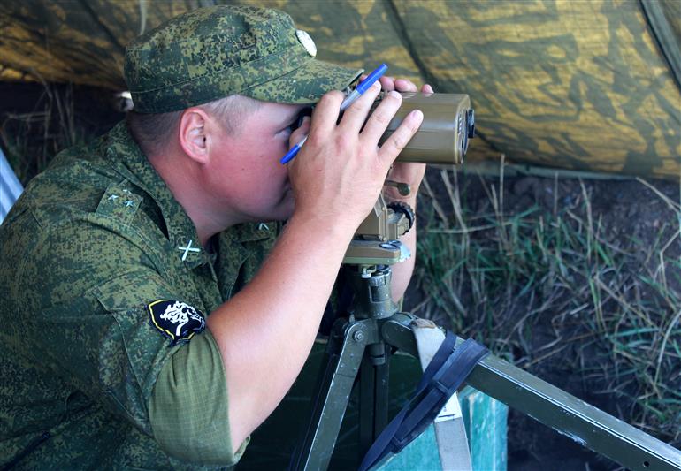 Военнослужащие Росгвардии приняли участие во всероссийских состязаниях командиров артиллерийских батарей