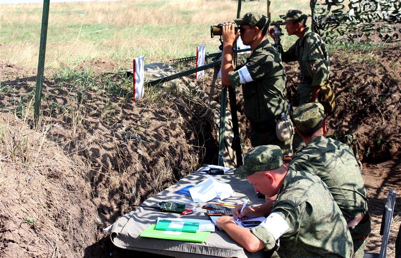 Военнослужащие Росгвардии приняли участие во всероссийских состязаниях командиров артиллерийских батарей