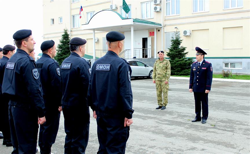 В Республике Адыгея сотрудники Росгвардии принимают участие в обеспечении охраны общественного порядка в период проведения выборов