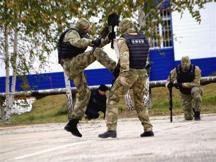 Сотрудники ОМОНа Управления Росгвардии по Томской области отметили 25-летие со дня сформирования отряда