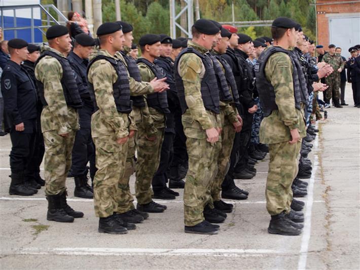 Сотрудники ОМОНа Управления Росгвардии по Томской области отметили 25-летие со дня сформирования отряда