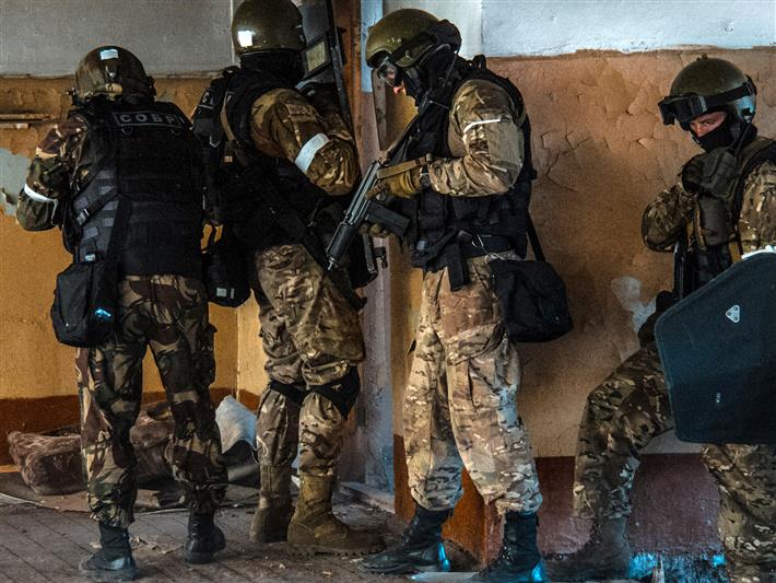 В Кемерово состоялось тактико-специальное учение подразделений территориального органа Росгвардии и отряда специального назначения «Кузбасс»