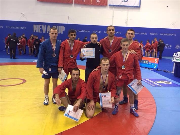 Команда Северо-Западного округа стала серебряным призером чемпионата по самбо среди силовых структур Санкт-Петербурга и Ленинградской области на кубок общества «Динамо»