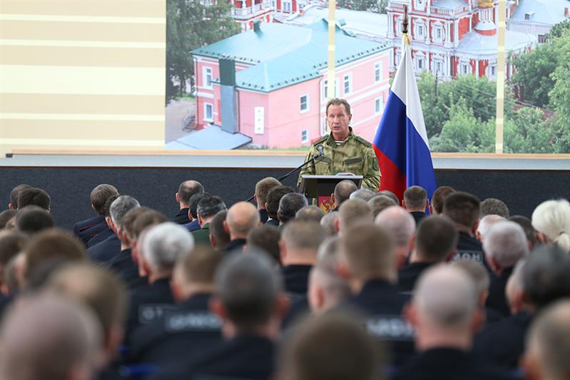 В Нижнем Новгороде директор Росгвардии генерал армии Виктор Золотов открыл новое районное здание вневедомственной охраны