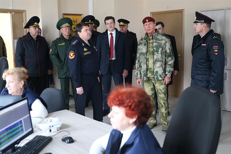 В Нижнем Новгороде директор Росгвардии генерал армии Виктор Золотов открыл новое районное здание вневедомственной охраны