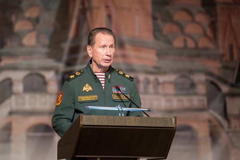 Директор Росгвардии генерал армии Виктор Золотов поздравил сотрудников московского ОМОНа с 30-летием отряда