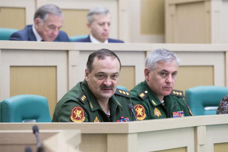 Директор Росгвардии генерал армии Виктор Золотов выступил в Совете Федерации