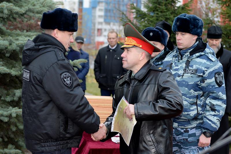 Сотрудники столичного ОМОНа отметили годовщину сформирования спецподразделения