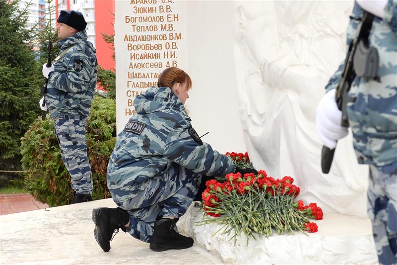 Сотрудники столичного ОМОНа отметили годовщину сформирования спецподразделения