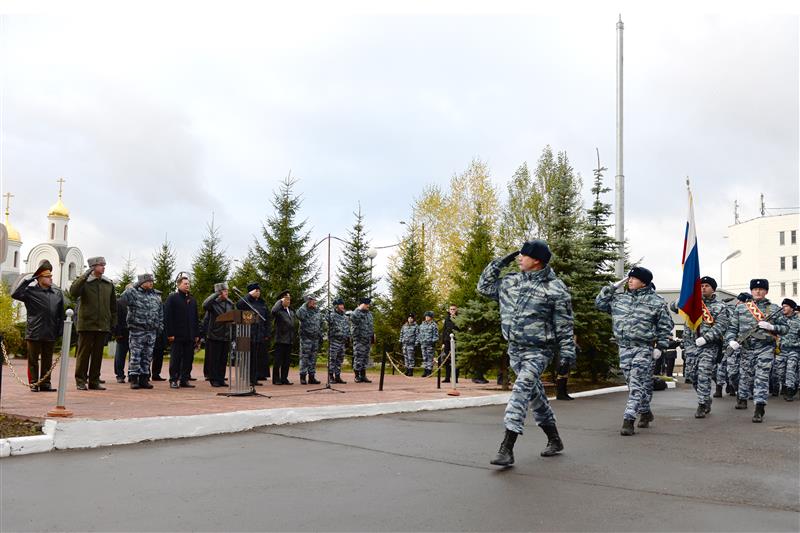 Сотрудники столичного ОМОНа отметили годовщину сформирования спецподразделения