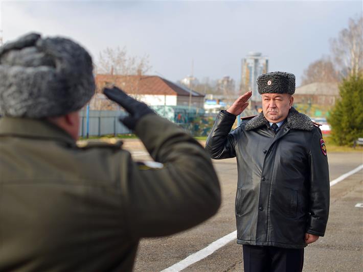 В канун 65-й годовщины со дня образования вневедомственной охраны в Томске сотрудники Росгвардии приняли Присягу