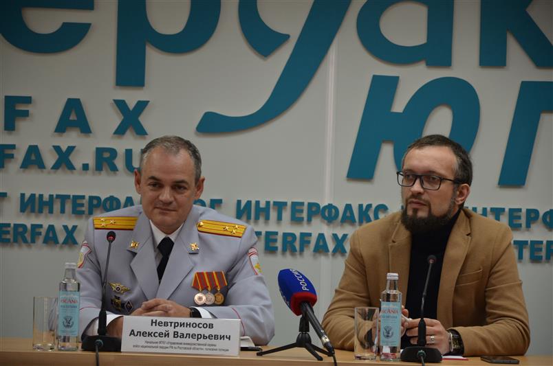 Начальник управления вневедомственной охраны Росгвардии по Ростовской области провел пресс-конференцию